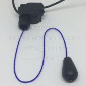 Выключатель со шнуром веревкой для бра (синий)