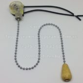 Выключатель со шнуром цепочкой для бра (серебряный) ZHI HONG, KTF 303A, A, HY, ZING EAR ZE-119 6E3 10, ZHONG SHAN