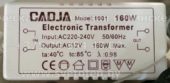 Трансформатор CADJA 1001 160W (Electronic transformer)