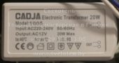 Трансформатор CADJA 1005 20W (Electronic transformer)
