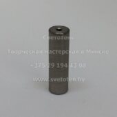 Металлический декоративный наконечник для выключателя со шнурком-веревкой (никель) 20×6 мм