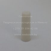 Пластиковый декоративный наконечник для выключателя со шнурком-веревкой (белый) 20×6 мм