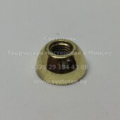 Металлический декоративный колпачок для выключателя тумблера (золотой)